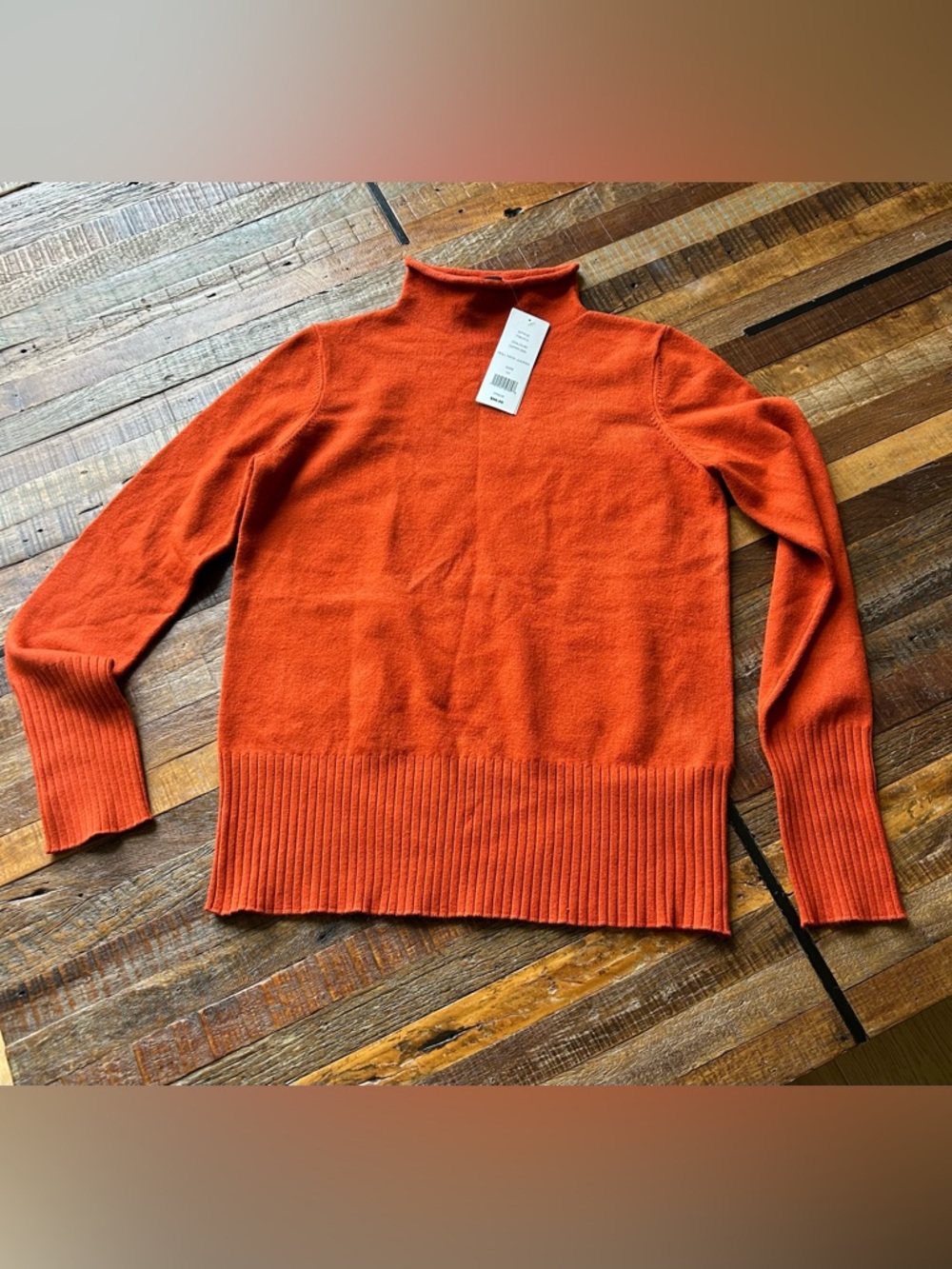 French Connection Roll Neck Jumper Sweater. Color Copper Coin.  NWT.